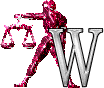Imagen GIF de Letra w libra animado