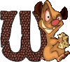 GIF animado (31877) Letra w raton