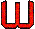 GIF animado (43970) Letra w roja