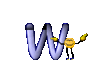 GIF animado (36498) Letra w smilies