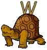 GIF animado (32211) Letra w tortuga