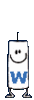GIF animado (36768) Letra w velas