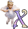 GIF animado (42899) Letra x angelito