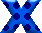 GIF animado (34701) Letra x azul morada