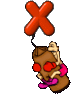 GIF animado (43162) Letra x boxeador