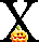 GIF animado (38074) Letra x calabazas halloween