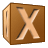 GIF animado (39329) Letra x cubo letra