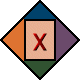 GIF animado (40562) Letra x geometrica