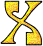 GIF animado (32689) Letra x glitter amarilla