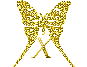 GIF animado (34613) Letra x mariposa glitter