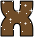 GIF animado (35284) Letra x marron