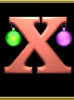 GIF animado (41310) Letra x navidad