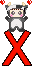 GIF animado (31178) Letra x osito panda