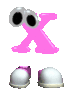 GIF animado (39966) Letra x pies