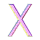 GIF animado (44934) Letra x rosa