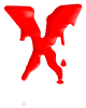 GIF animado (38392) Letra x sangre