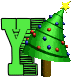 GIF animado (40685) Letra y arbol navidad