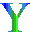 GIF animado (34728) Letra y azul verde