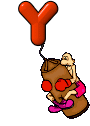 Imagen GIF de Letra y boxeador animado
