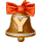 GIF animado (40909) Letra y campanas navidad