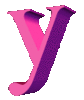 GIF animado (45103) Letra y d rosa