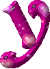 GIF animado (44713) Letra y fucsia