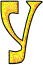 GIF animado (32690) Letra y glitter amarilla