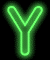 GIF animado (42280) Letra y neon verde