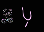 GIF animado (31244) Letra y oso