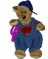 GIF animado (39925) Letra y oso peluche