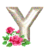 GIF animado (37156) Letra y rosas