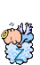 GIF animado (39046) Letra z angelito nube
