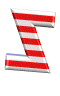 GIF animado (42612) Letra z bandera eeuu usa