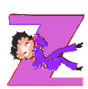 GIF animado (35895) Letra z betty boop