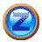 GIF animado (32400) Letra z boton azul