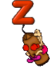 GIF animado (43164) Letra z boxeador