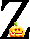 GIF animado (38076) Letra z calabazas halloween