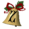 GIF animado (40884) Letra z campana navidad