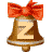 GIF animado (40910) Letra z campanas navidad