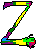 GIF animado (40440) Letra z colorines