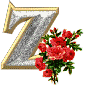 GIF animado (37193) Letra z diamantes rosas