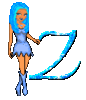 GIF animado (36050) Letra z dollz