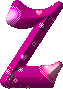 GIF animado (44714) Letra z fucsia