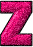 GIF animado (44830) Letra z fucsia