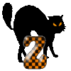 GIF animado (38226) Letra z gato negro