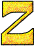 GIF animado (32691) Letra z glitter amarilla