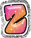 GIF animado (33627) Letra z glitter fiesta