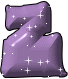 GIF animado (33089) Letra z glitter morada
