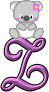 GIF animado (30273) Letra z koala