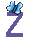 GIF animado (30376) Letra z mariposa